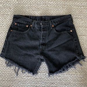 Black Levi shorts